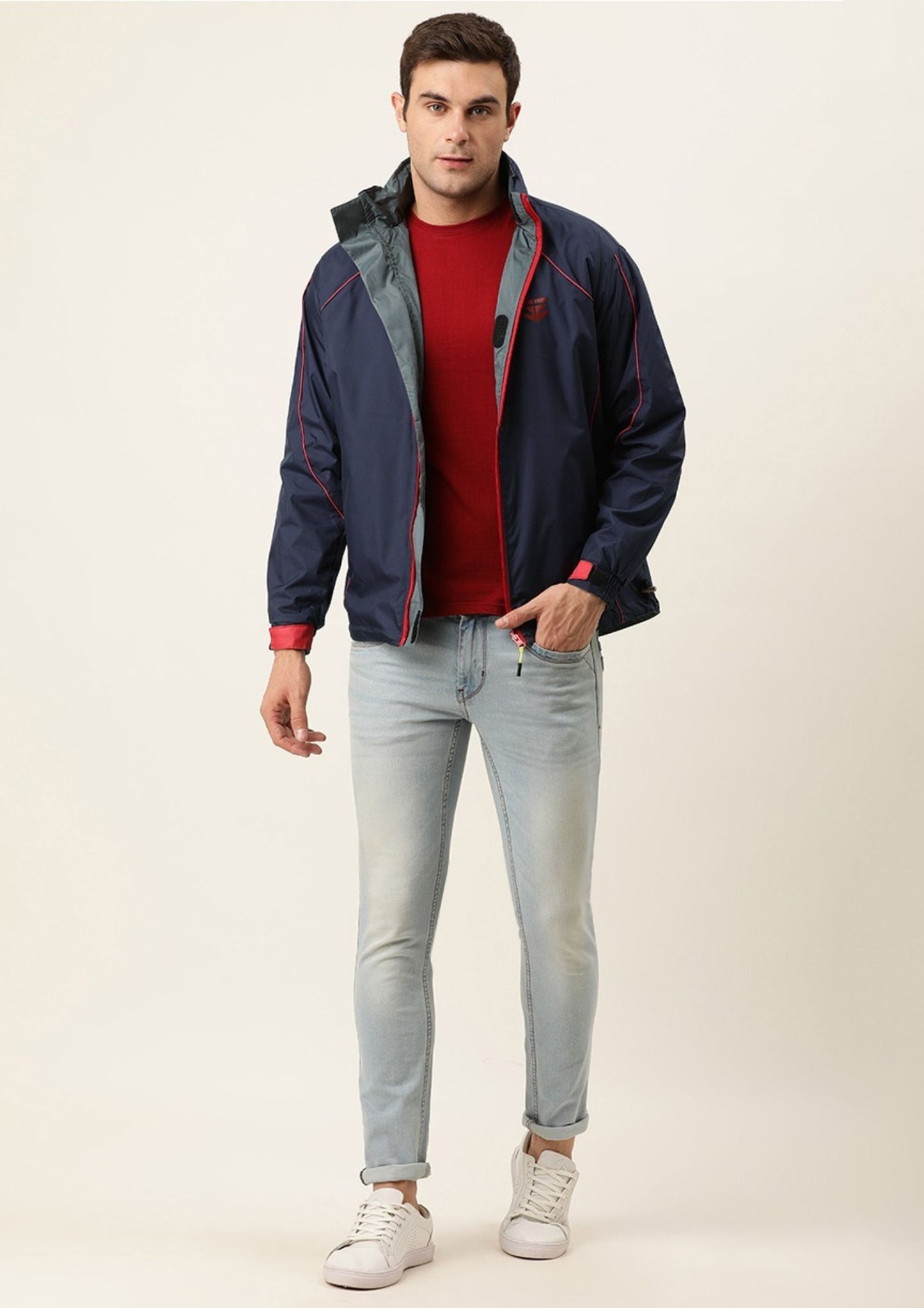 Sports 52 Wear Reversible Men Rain Jacket