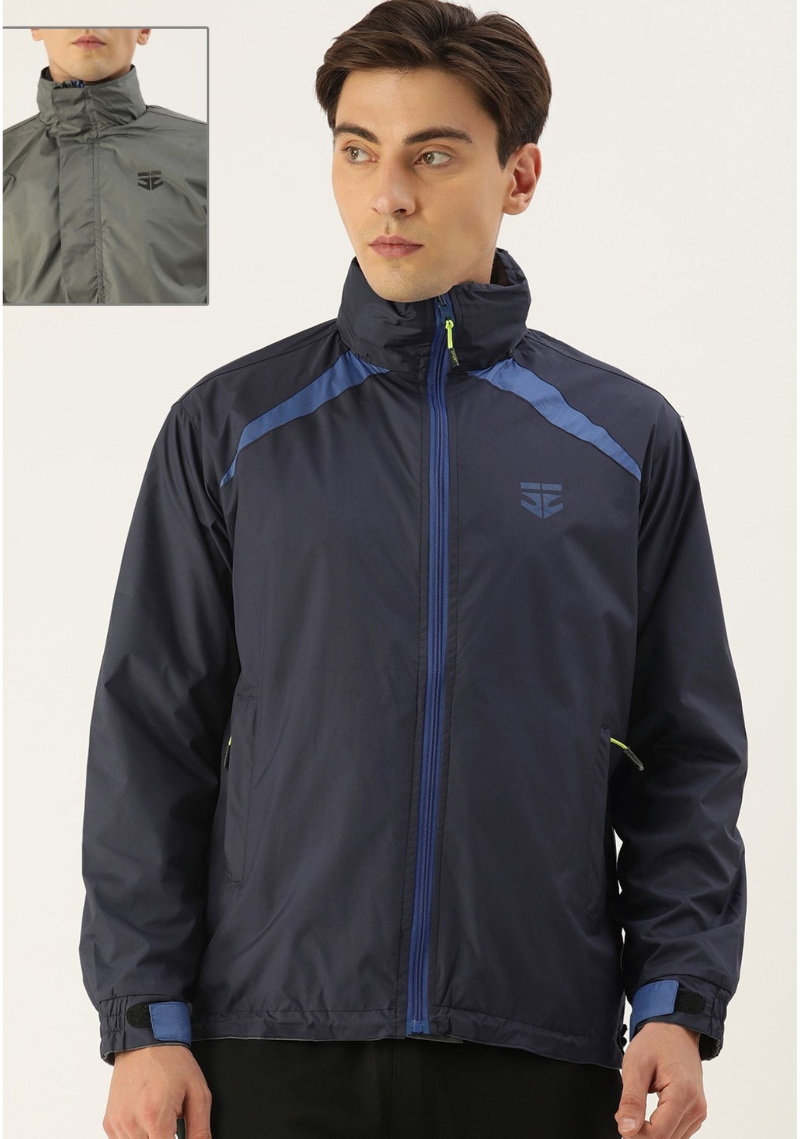 Sports 52 Wear Reversible Men Rain Jacket