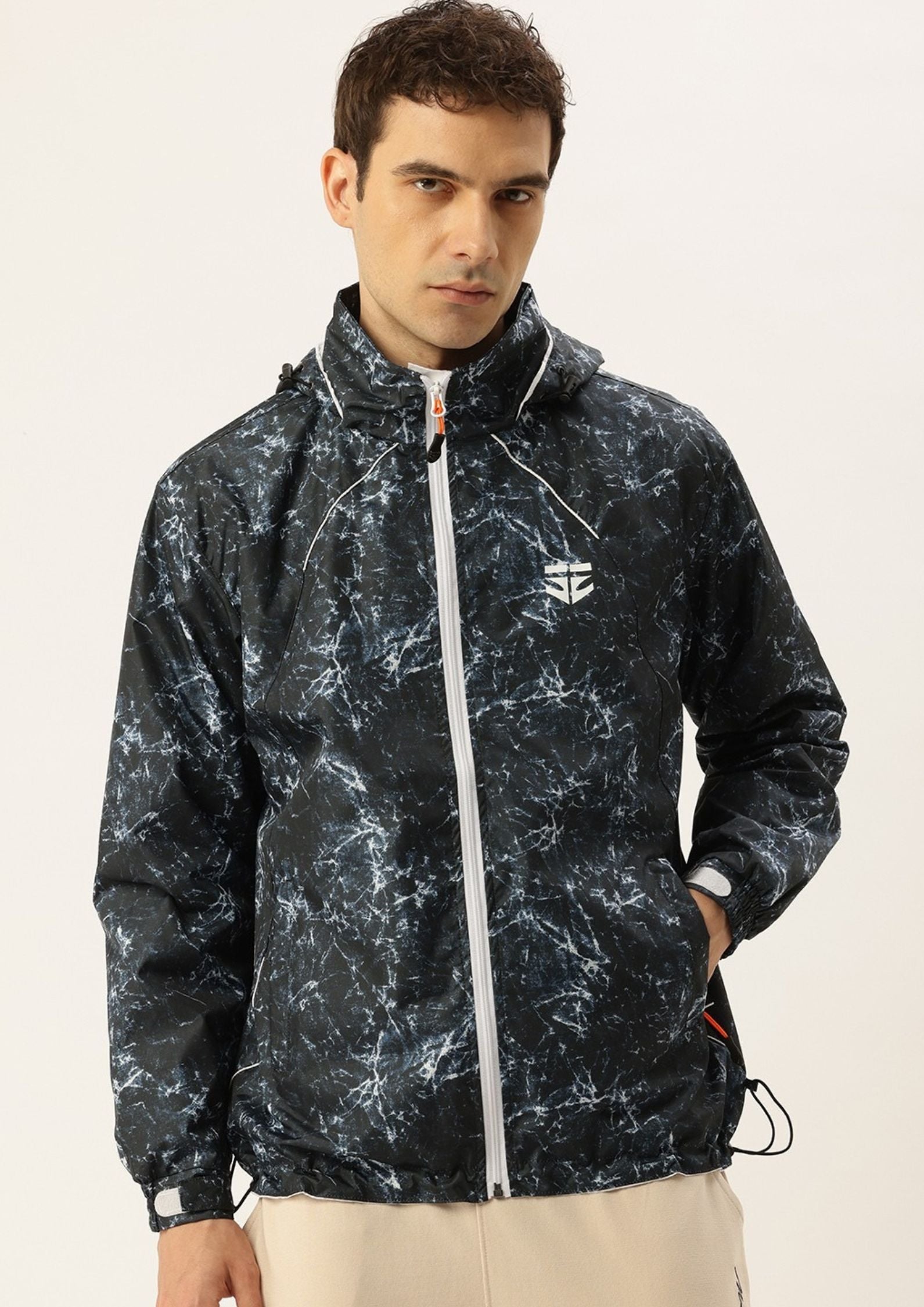 Printed rain jackets online