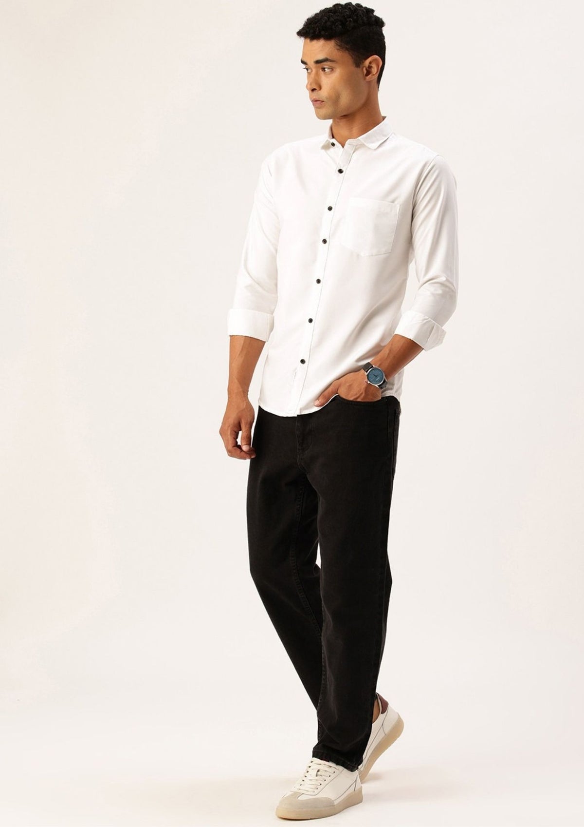 FIFTY TWO Men's Signature Button-Down Shirt – Impeccable Tailoring & Sharp Aesthetics
