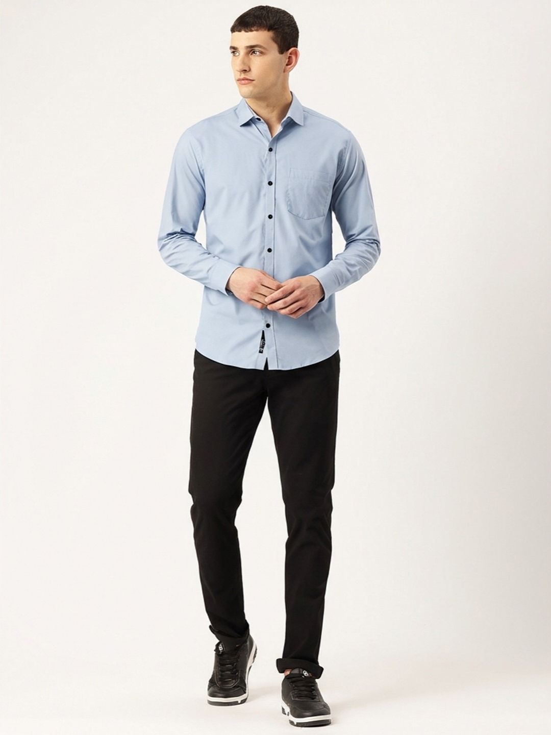 FIFTY TWO Men's Signature Button-Down Shirt – Impeccable Tailoring & Sharp Aesthetics