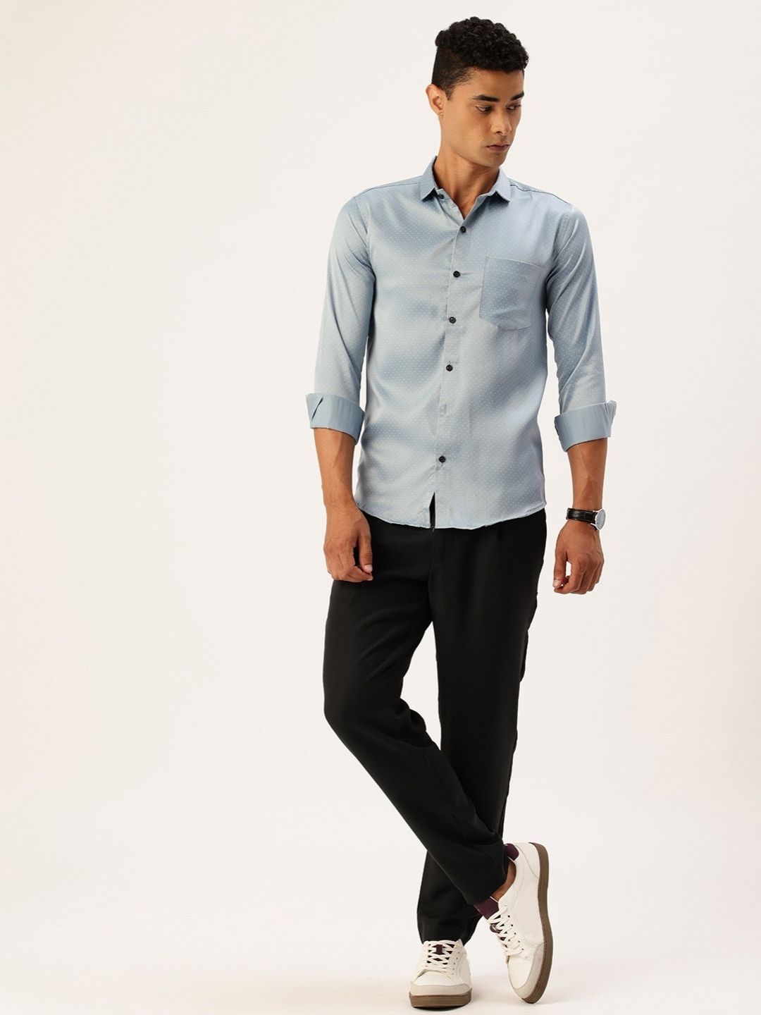 FIFTY TWO Men's Signature Button-Down Shirt – Impeccable Tailoring & Sharp Aesthetics
