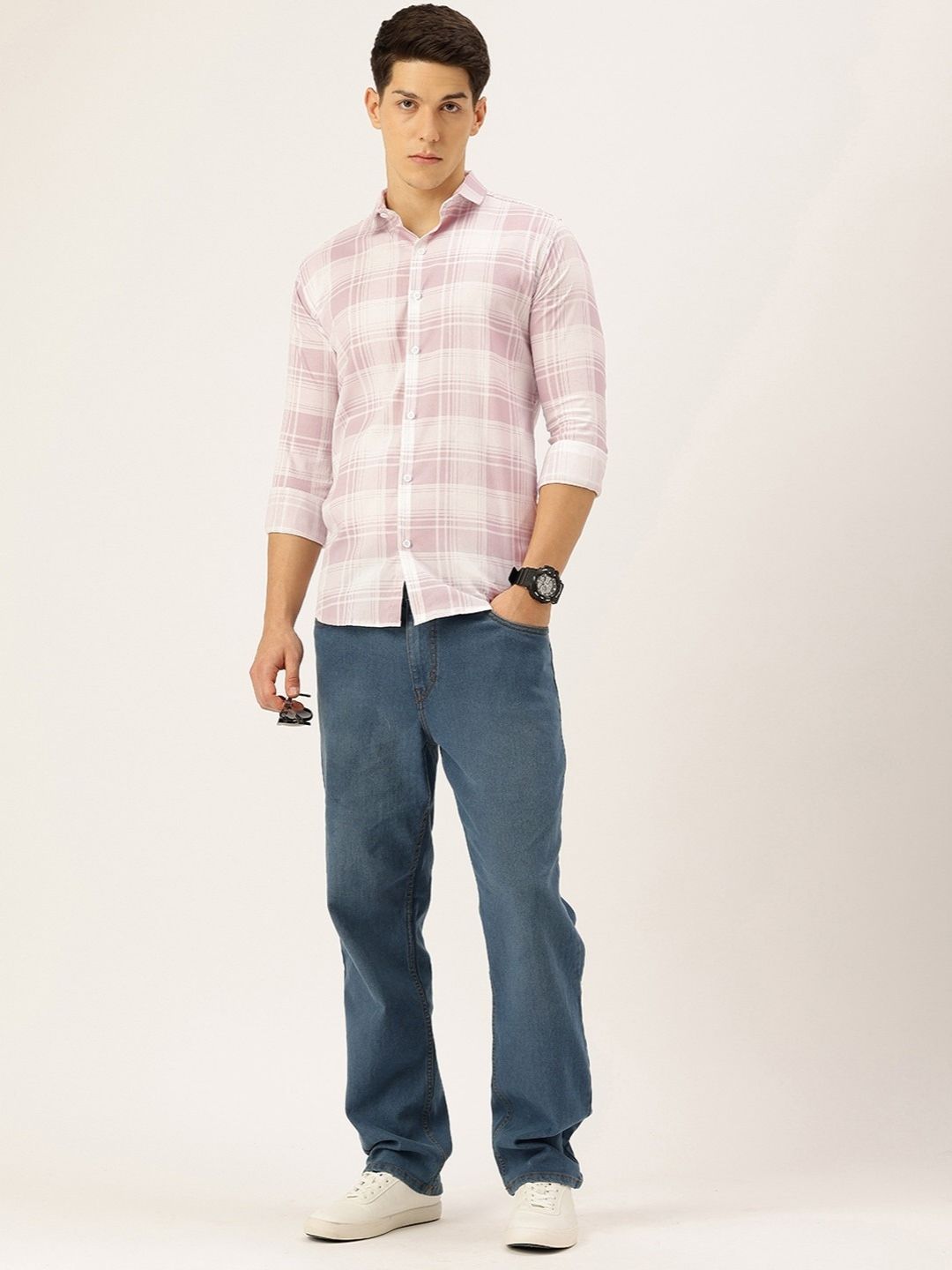 FIFTY TWO Men's Signature Button-Down Shirt – Impeccable Tailoring & Sharp Aesthetics