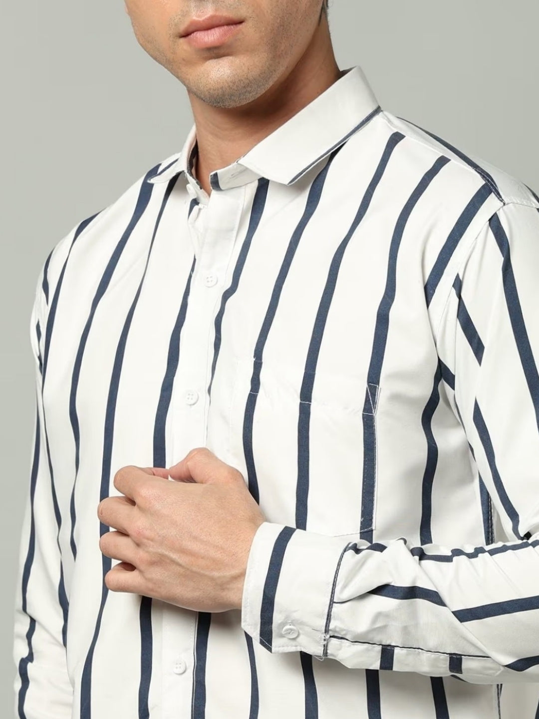 FIFTY TWO Men's Signature Button-Down Shirt – Impeccable Tailoring & Sharp Aesthetics