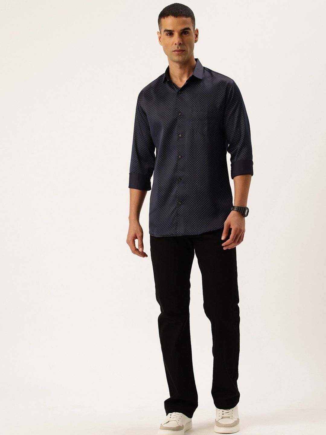 FIFTY TWO Men's Signature Button-Down Shirt – Impeccable Tailoring & Sharp Aesthetics