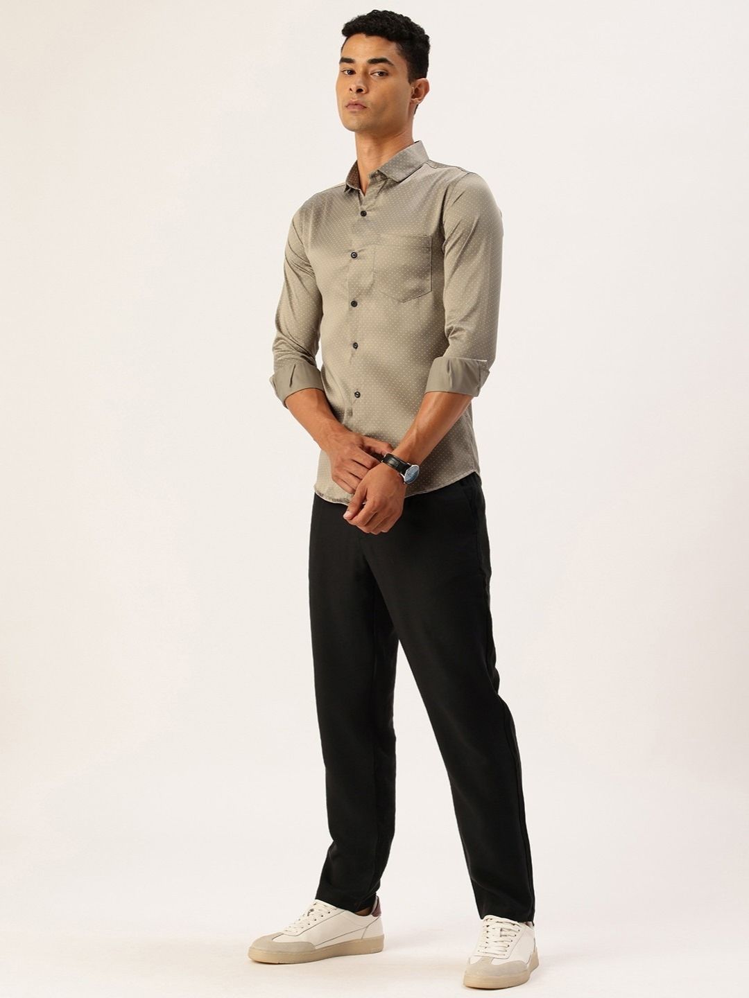 FIFTY TWO Men's Signature Button-Down Shirt – Impeccable Tailoring & Sharp Aesthetics