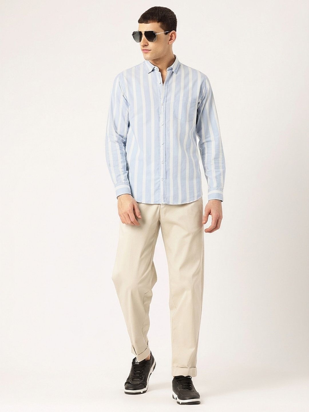 FIFTY TWO Men's Signature Button-Down Shirt – Impeccable Tailoring & Sharp Aesthetics