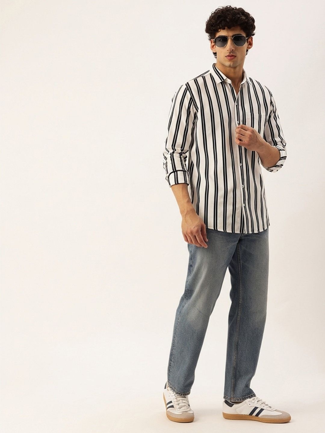 FIFTY TWO Men's Signature Button-Down Shirt – Impeccable Tailoring & Sharp Aesthetics