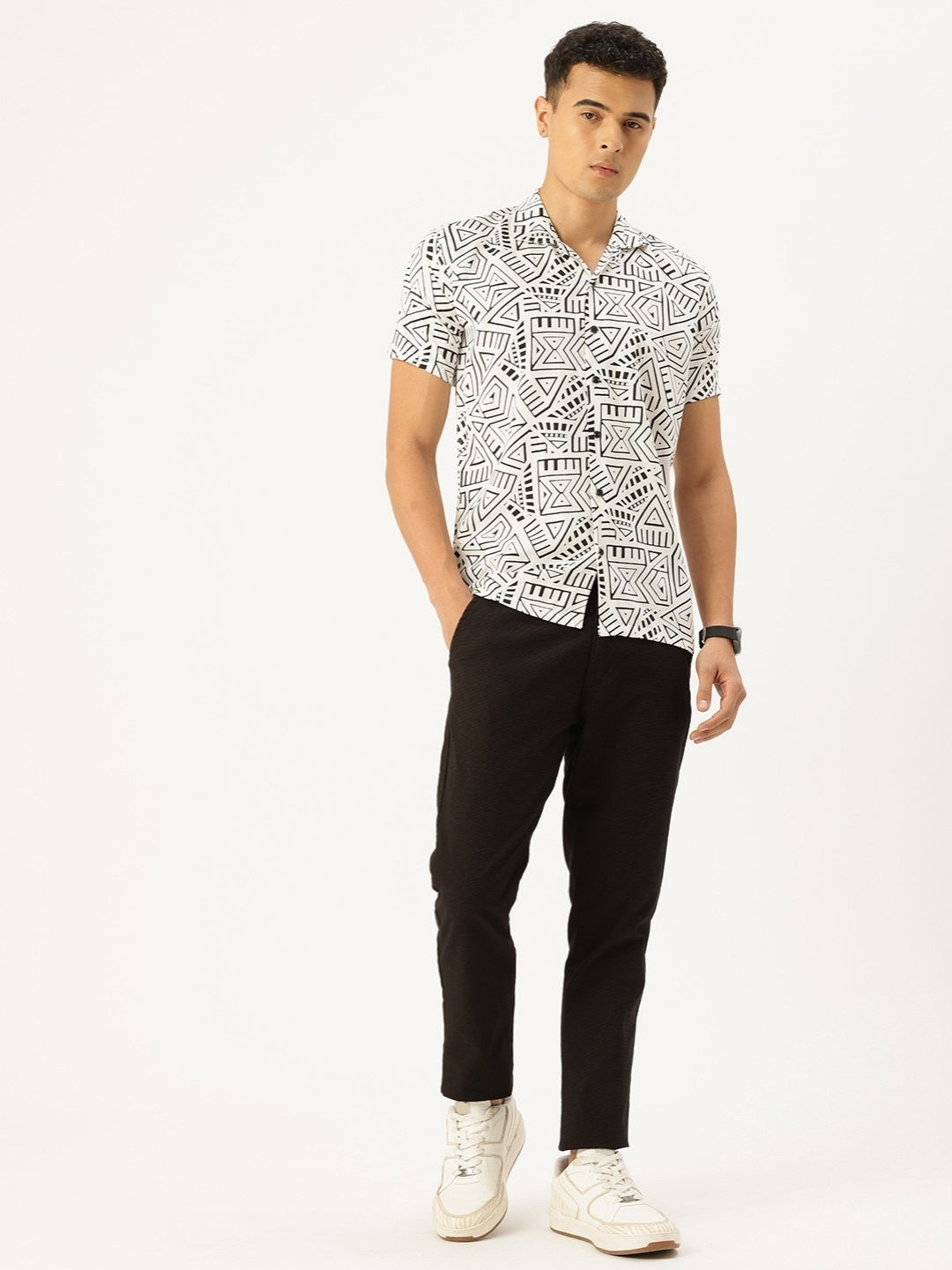 FIFTY TWO Men's Signature Button-Down Shirt – Impeccable Tailoring & Sharp Aesthetics