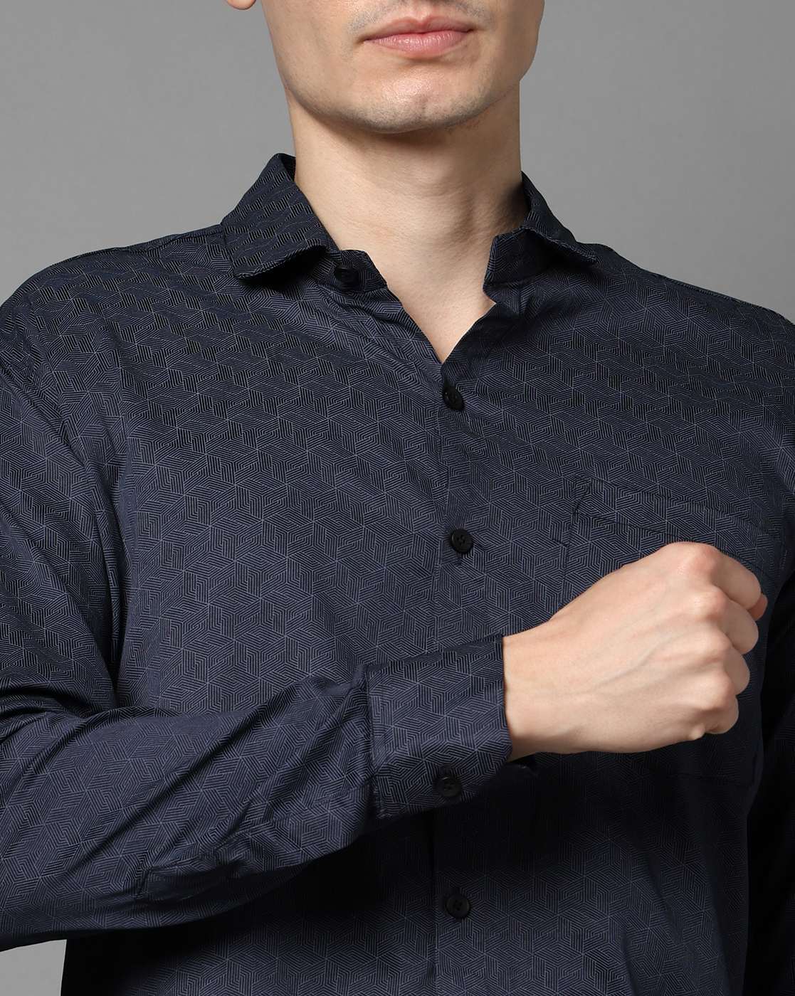FIFTY TWO Men's Signature Button-Down Shirt – Impeccable Tailoring & Sharp Aesthetics