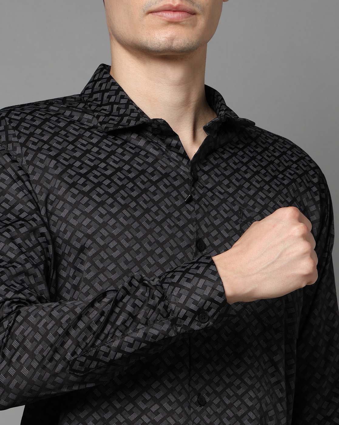FIFTY TWO Men's Signature Button-Down Shirt – Impeccable Tailoring & Sharp Aesthetics