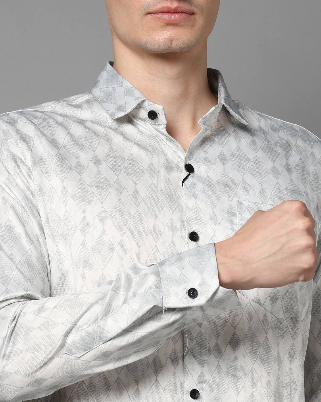 FIFTY TWO Men's Signature Button-Down Shirt – Impeccable Tailoring & Sharp Aesthetics