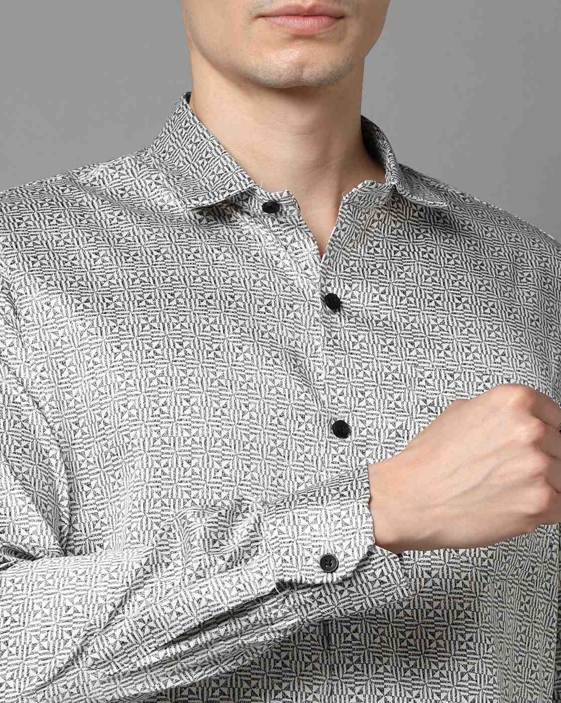 FIFTY TWO Men's Signature Button-Down Shirt – Impeccable Tailoring & Sharp Aesthetics