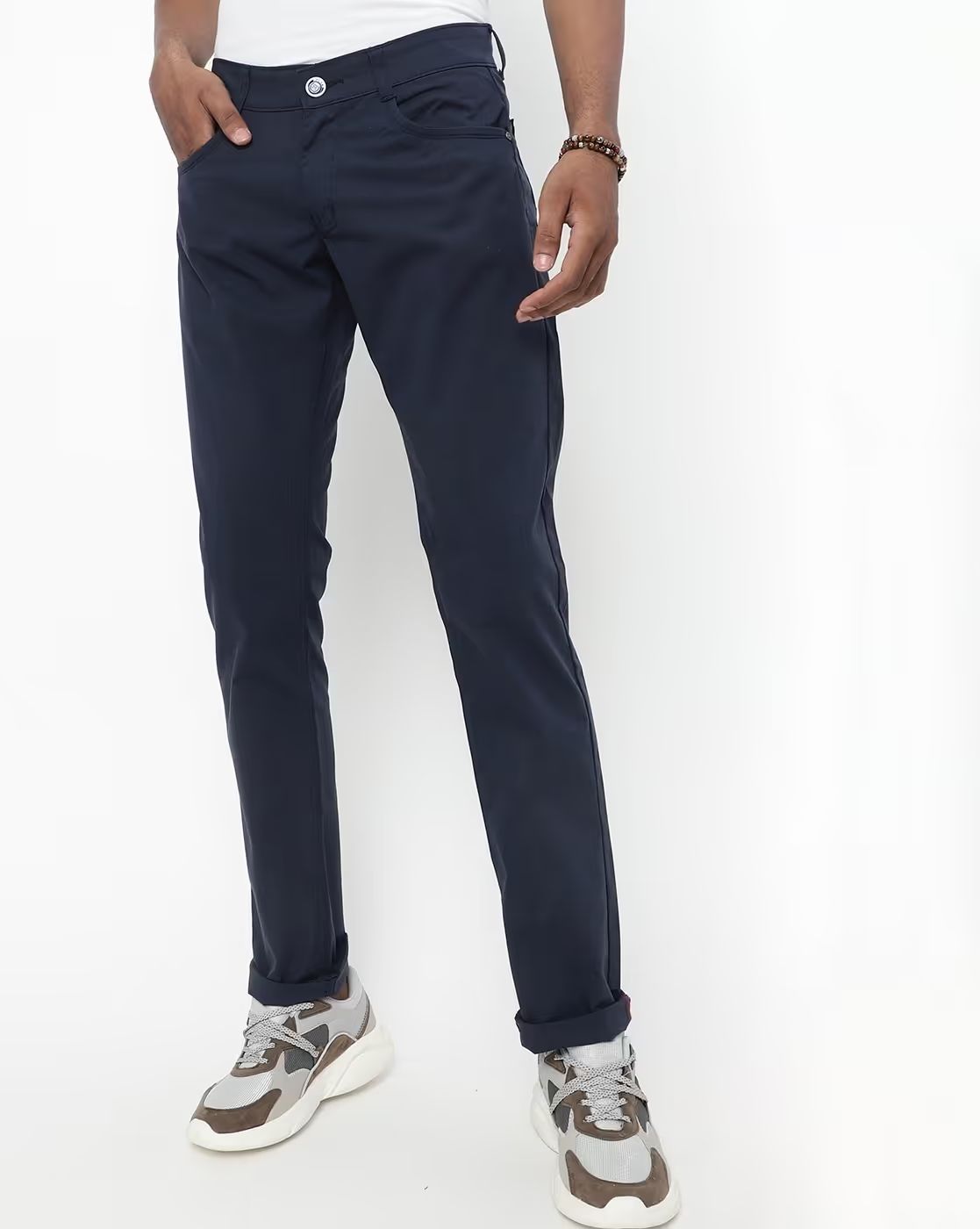 SPORTS 52 WEAR Men's Refined Casual Trousers – Seamless Day-to-Night Versatility