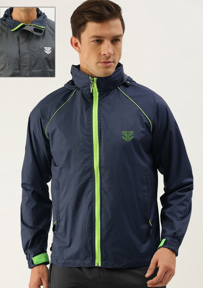 Sports 52 Wear Reversible Men Rain Jacket