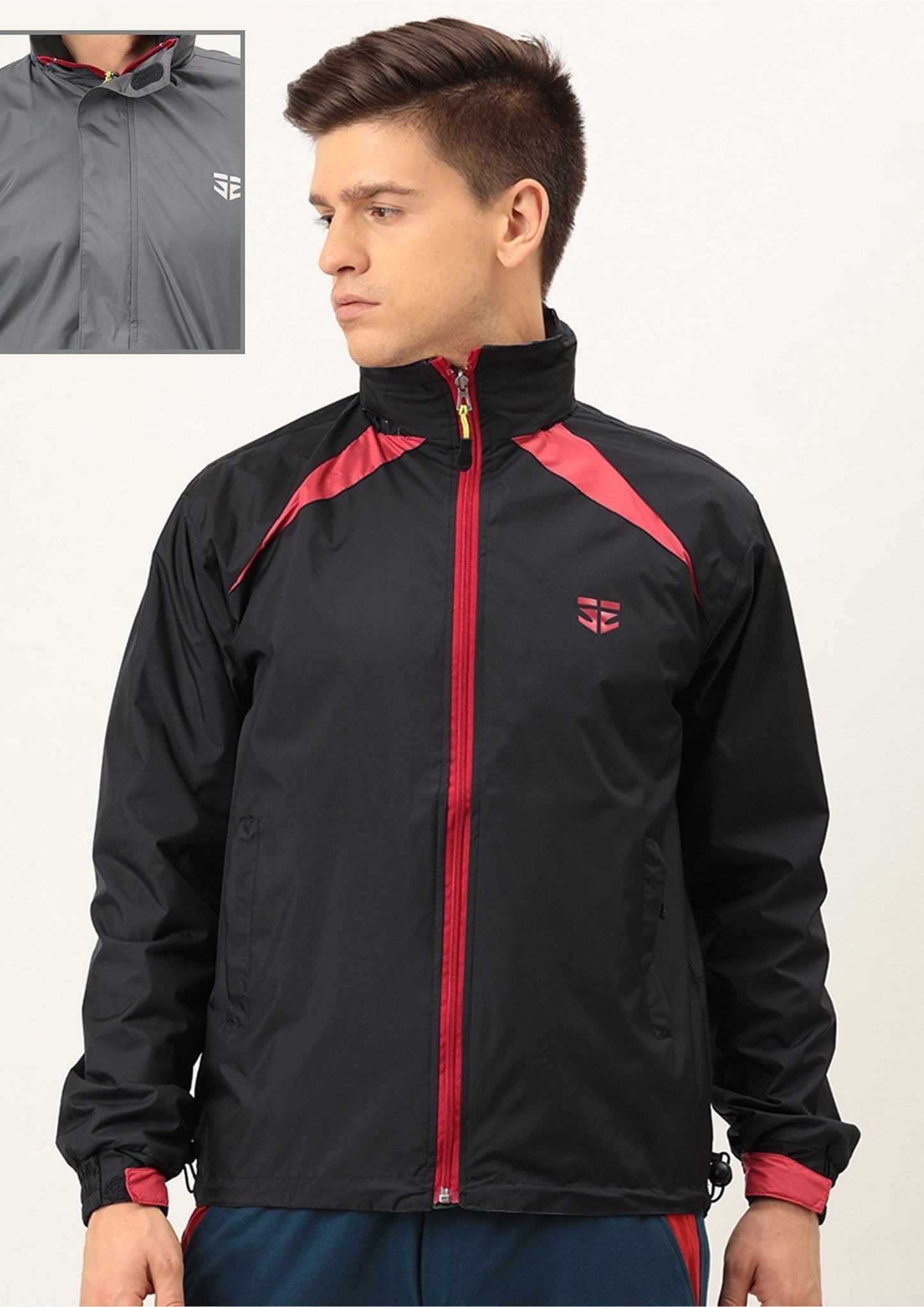 Sports 52 Wear Reversible Men Rain Jacket
