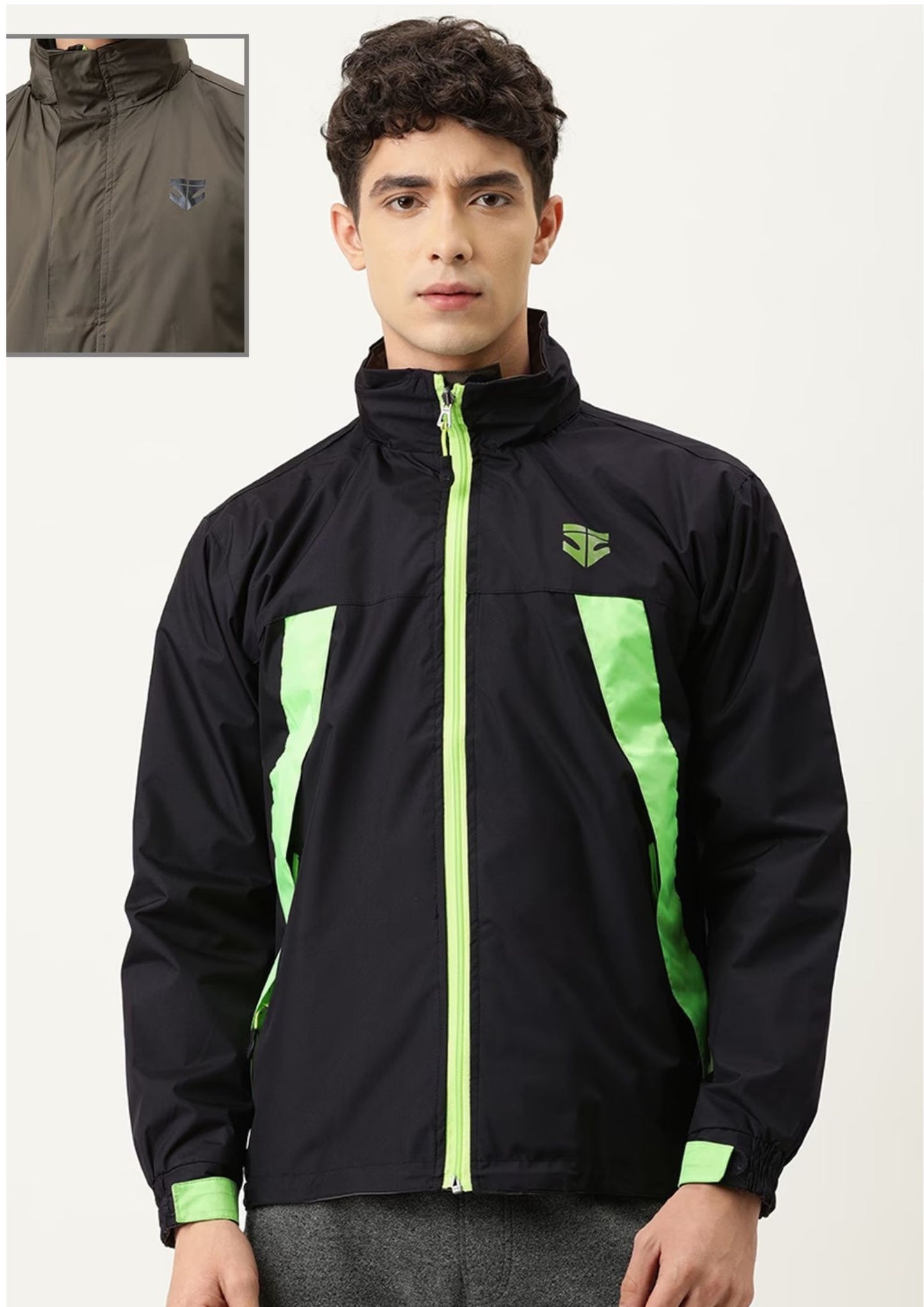 Sports 52 Wear Reversible Men Rain Jacket