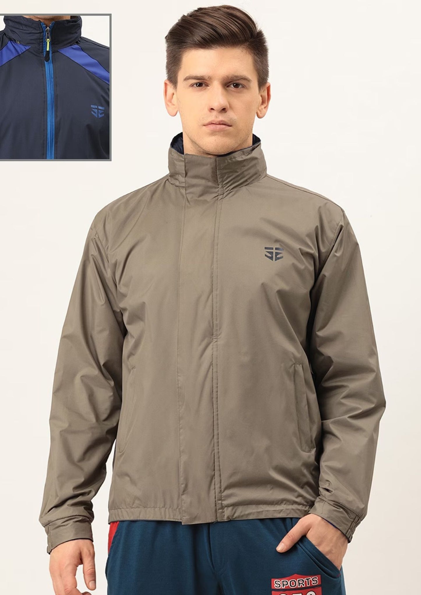 Sports 52 Wear Reversible Men Rain Jacket