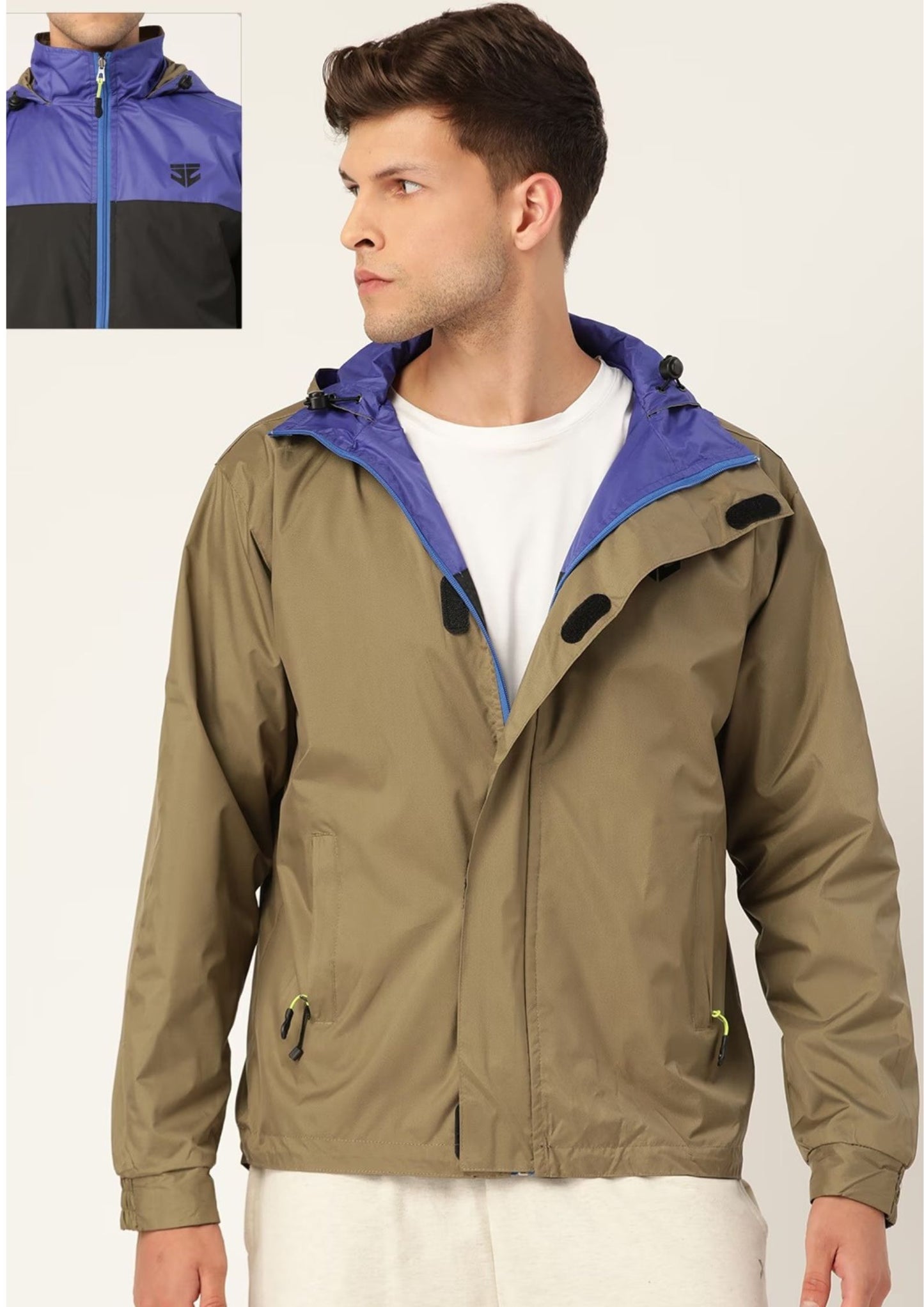 Sports 52 Wear Reversible Men Rain Jacket