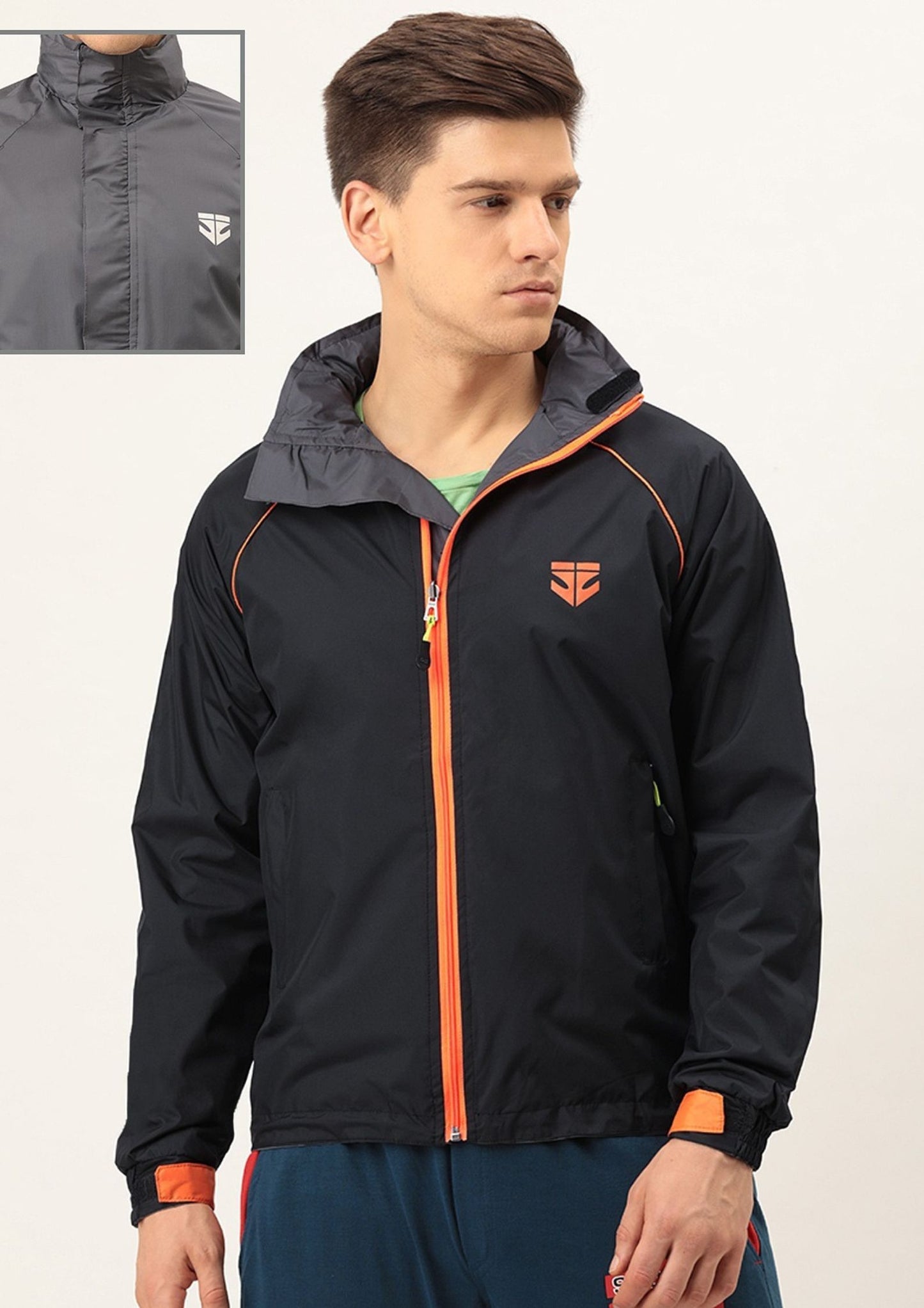 Sports 52 Wear Reversible Men Rain Jacket