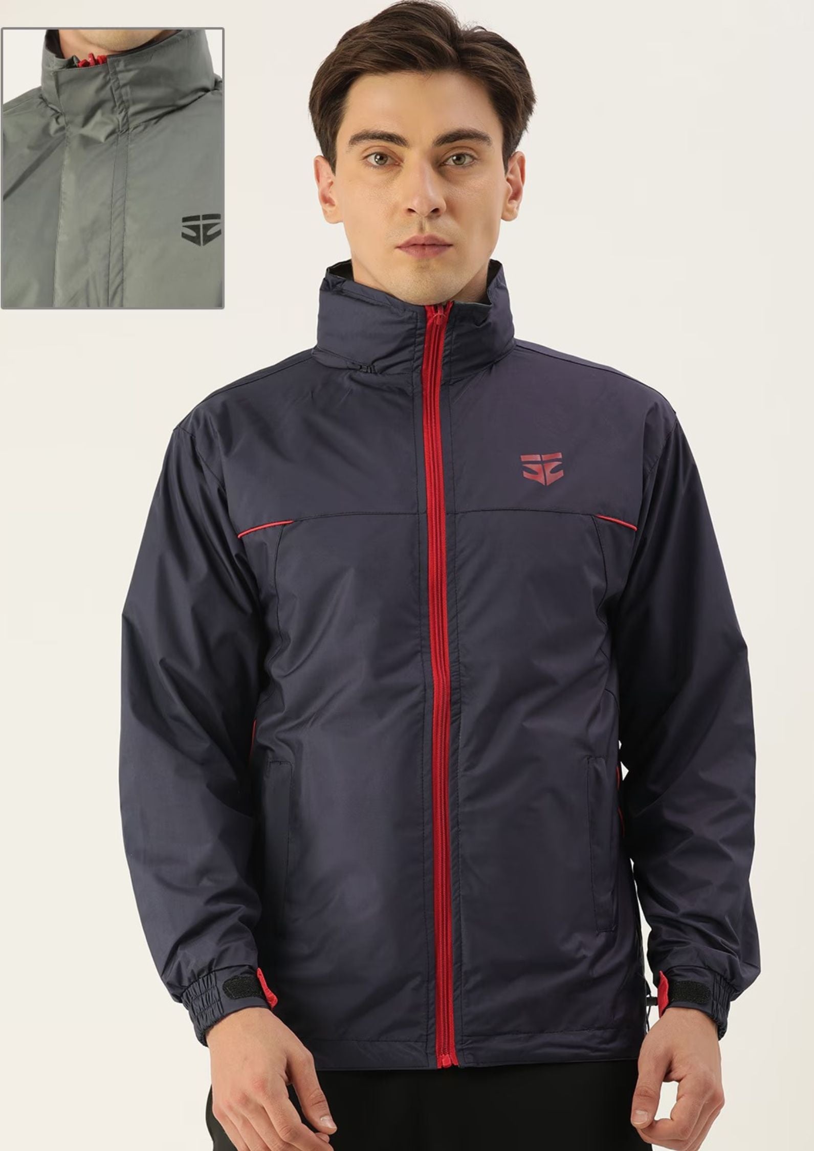 Sports 52 Wear Reversible Men Rain Jacket