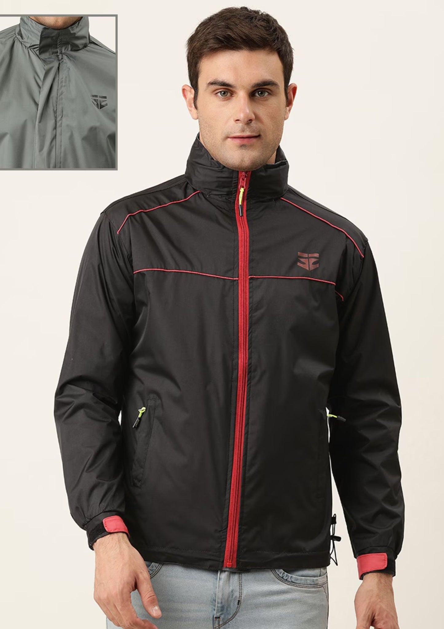 Sports 52 Wear Reversible Men Rain Jacket