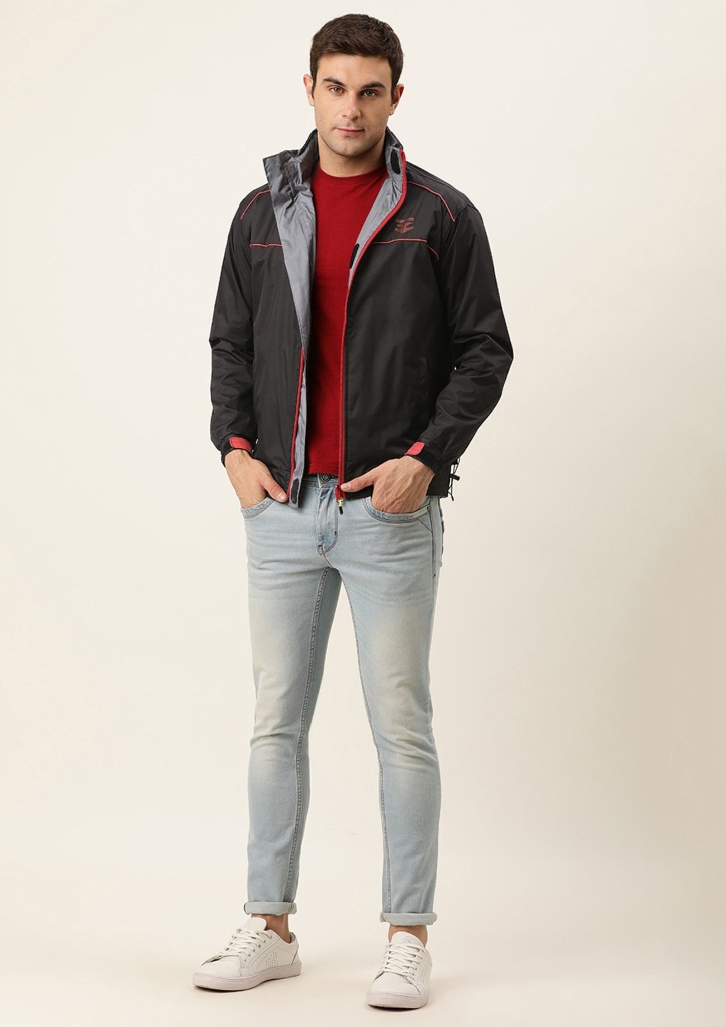 Sports 52 Wear Reversible Men Rain Jacket