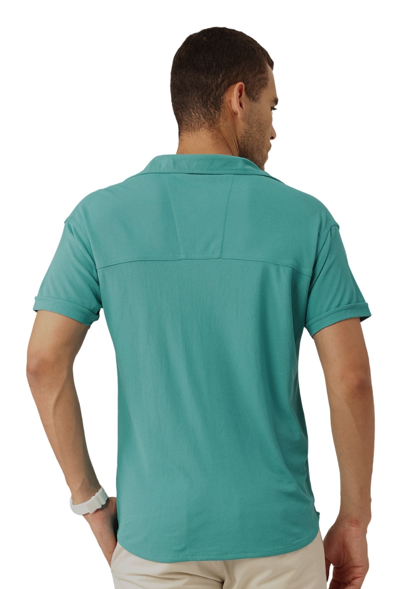 FIFTY TWO Men's Signature Button-Down Shirt – Impeccable Tailoring & Sharp Aesthetics