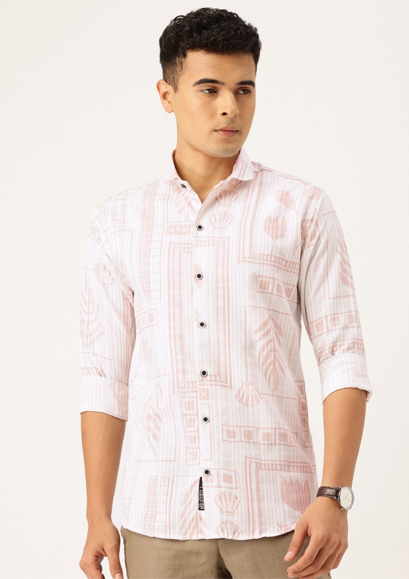 FIFTY TWO Men's Signature Button-Down Shirt – Impeccable Tailoring & Sharp Aesthetics