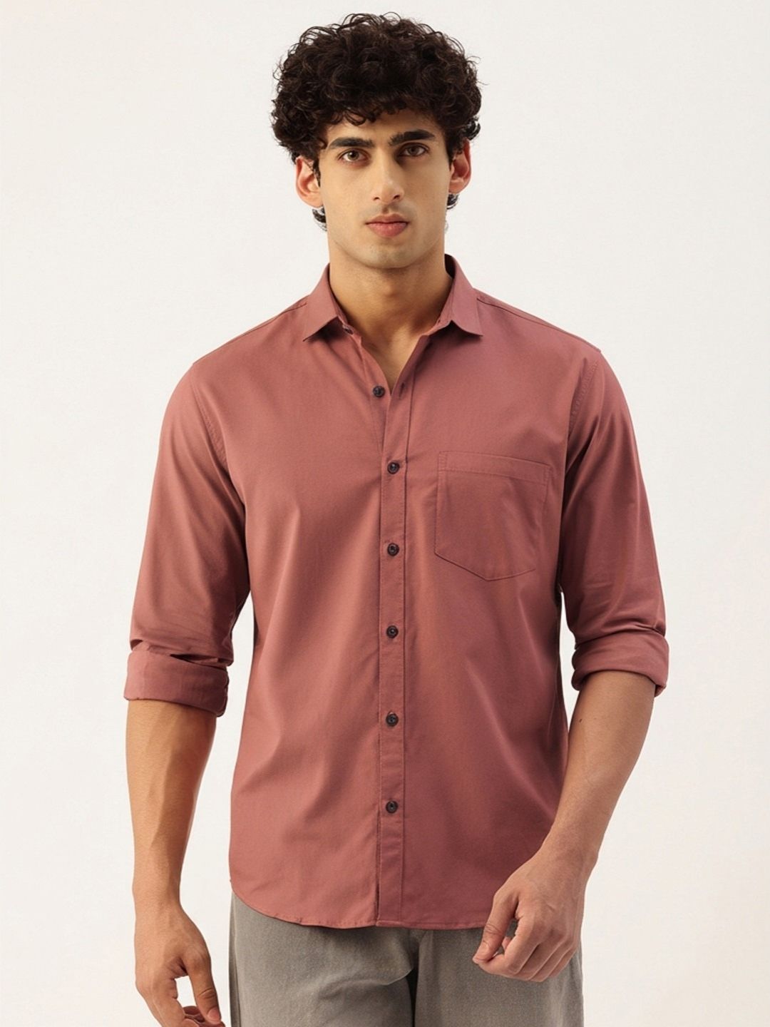 FIFTY TWO Men's Signature Button-Down Shirt – Impeccable Tailoring & Sharp Aesthetics