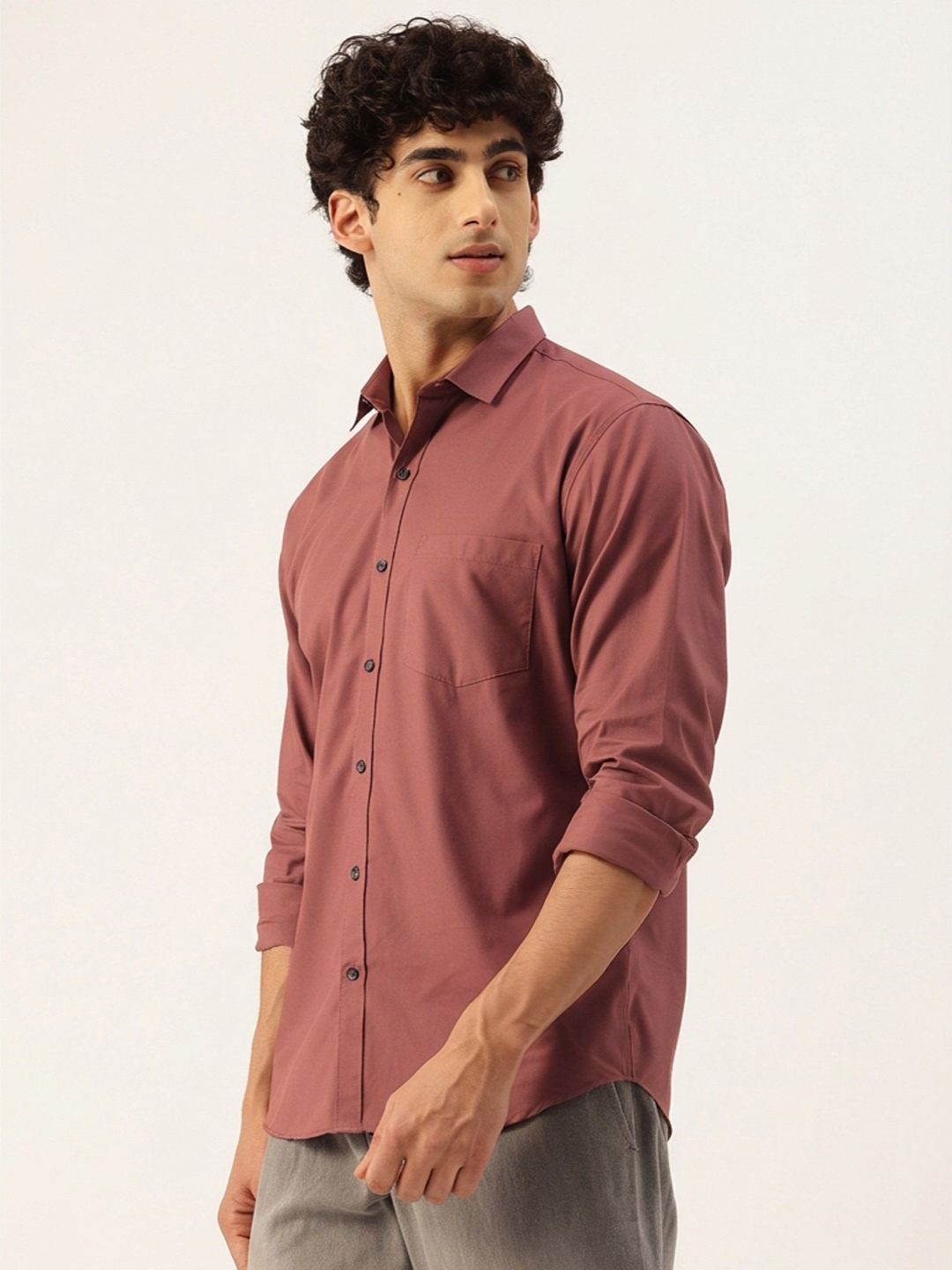 FIFTY TWO Men's Signature Button-Down Shirt – Impeccable Tailoring & Sharp Aesthetics