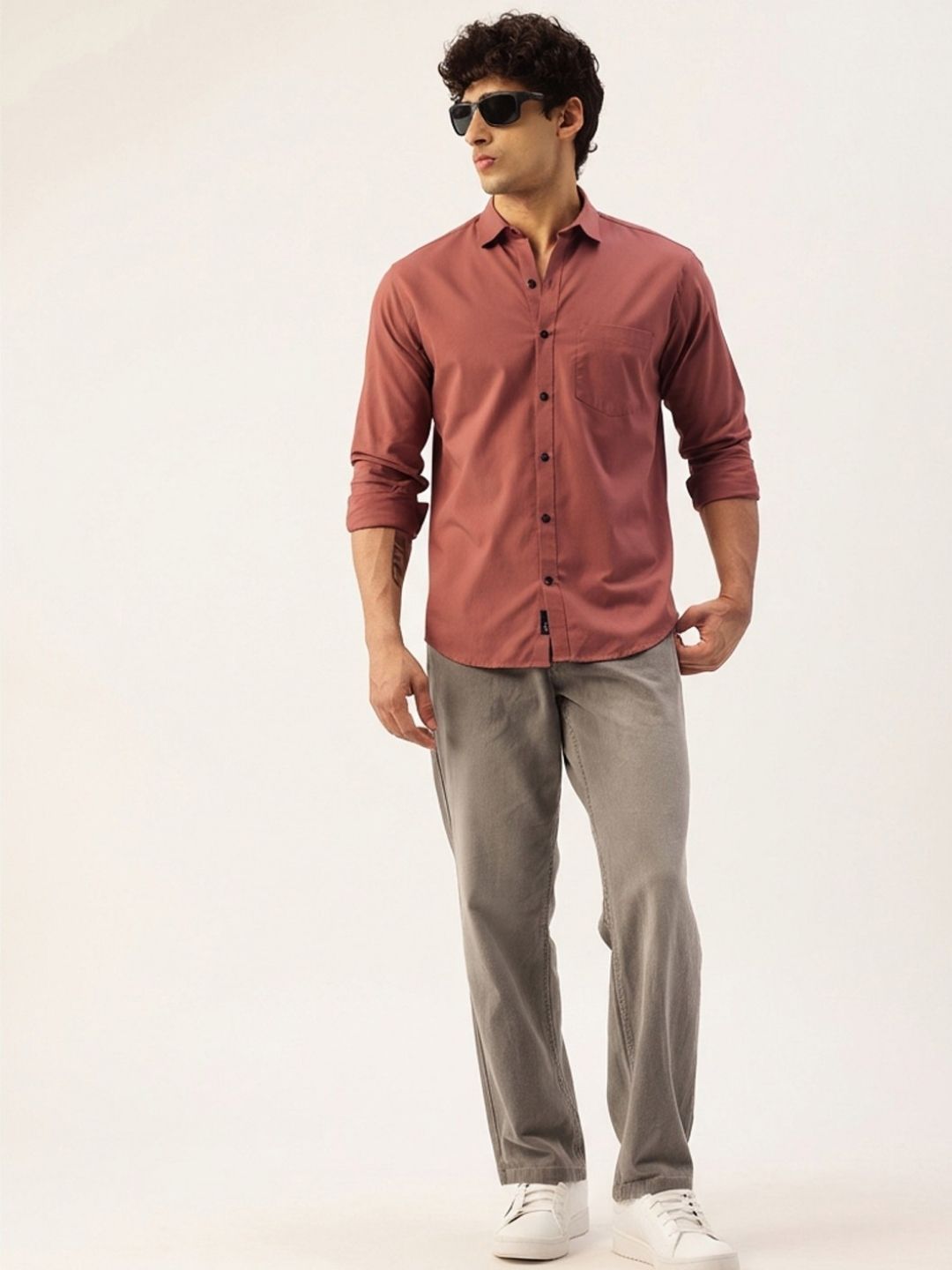 FIFTY TWO Men's Signature Button-Down Shirt – Impeccable Tailoring & Sharp Aesthetics