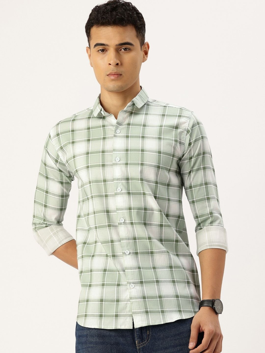 FIFTY TWO Men's Signature Button-Down Shirt – Impeccable Tailoring & Sharp Aesthetics