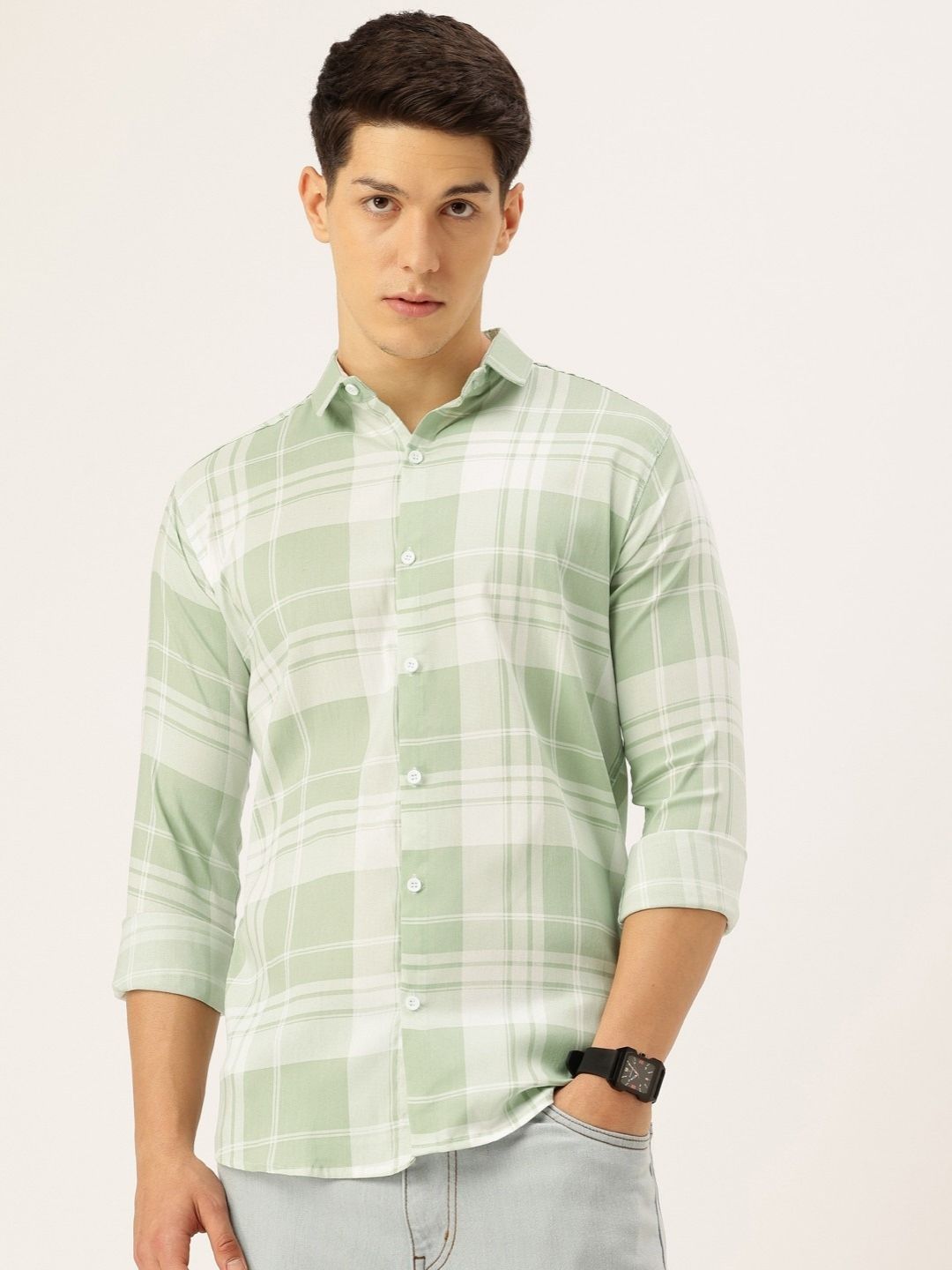 FIFTY TWO Men's Signature Button-Down Shirt – Impeccable Tailoring & Sharp Aesthetics