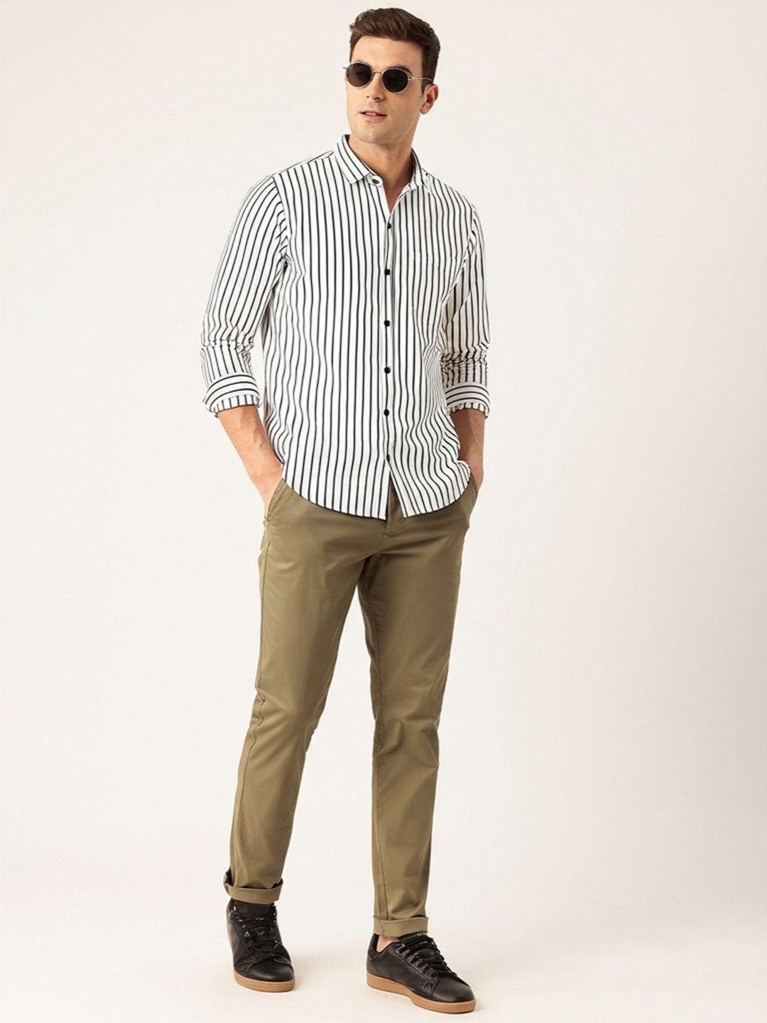 FIFTY TWO Men's Signature Button-Down Shirt – Impeccable Tailoring & Sharp Aesthetics