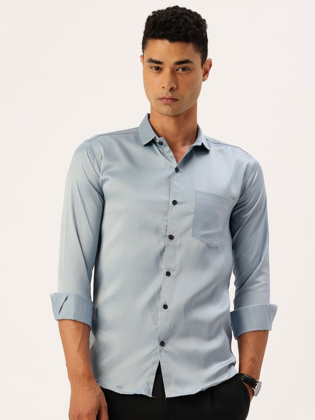 FIFTY TWO Men's Signature Button-Down Shirt – Impeccable Tailoring & Sharp Aesthetics