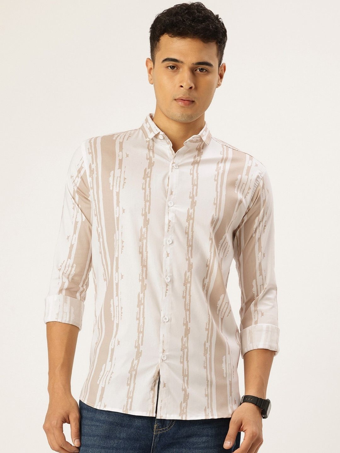 FIFTY TWO Men's Signature Button-Down Shirt – Impeccable Tailoring & Sharp Aesthetics