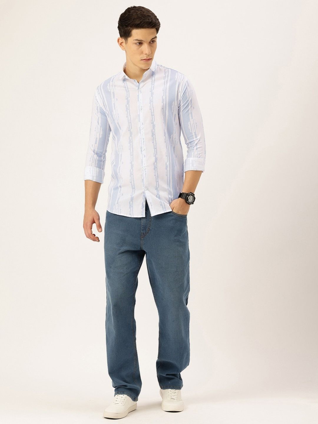 FIFTY TWO Men's Signature Button-Down Shirt – Impeccable Tailoring & Sharp Aesthetics