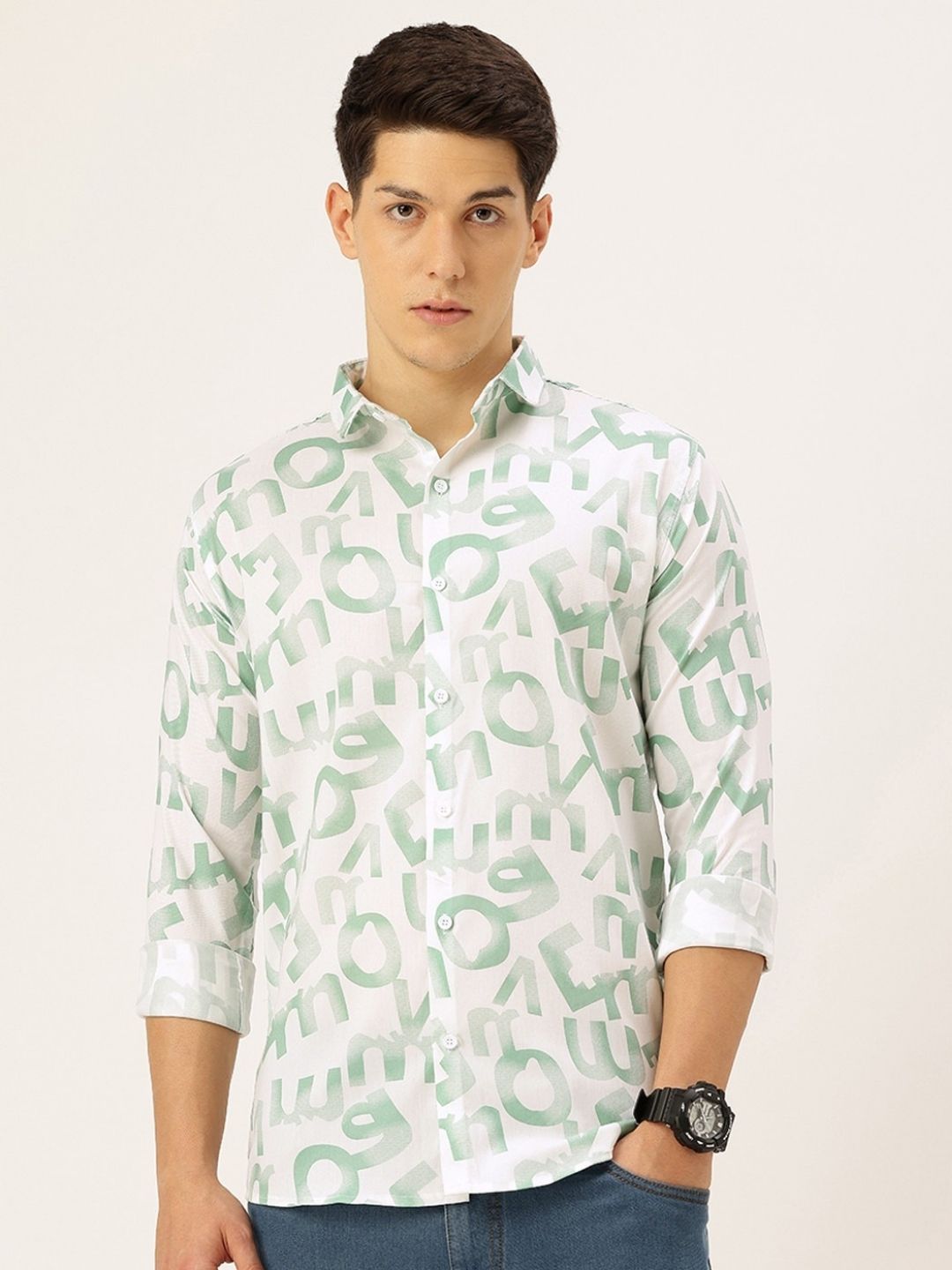 FIFTY TWO Men's Signature Button-Down Shirt – Impeccable Tailoring & Sharp Aesthetics