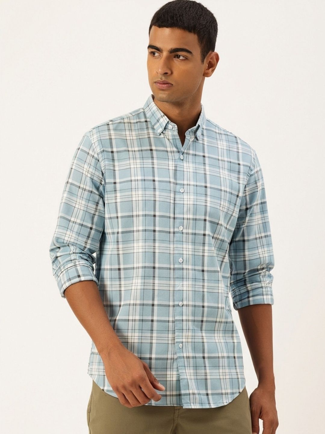 FIFTY TWO Men's Signature Button-Down Shirt – Impeccable Tailoring & Sharp Aesthetics