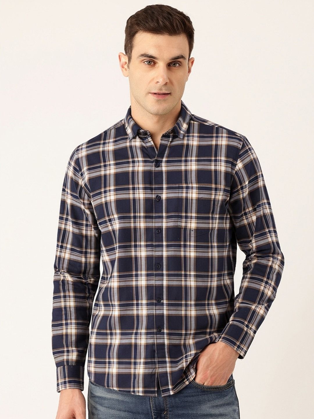 FIFTY TWO Men's Signature Button-Down Shirt – Impeccable Tailoring & Sharp Aesthetics