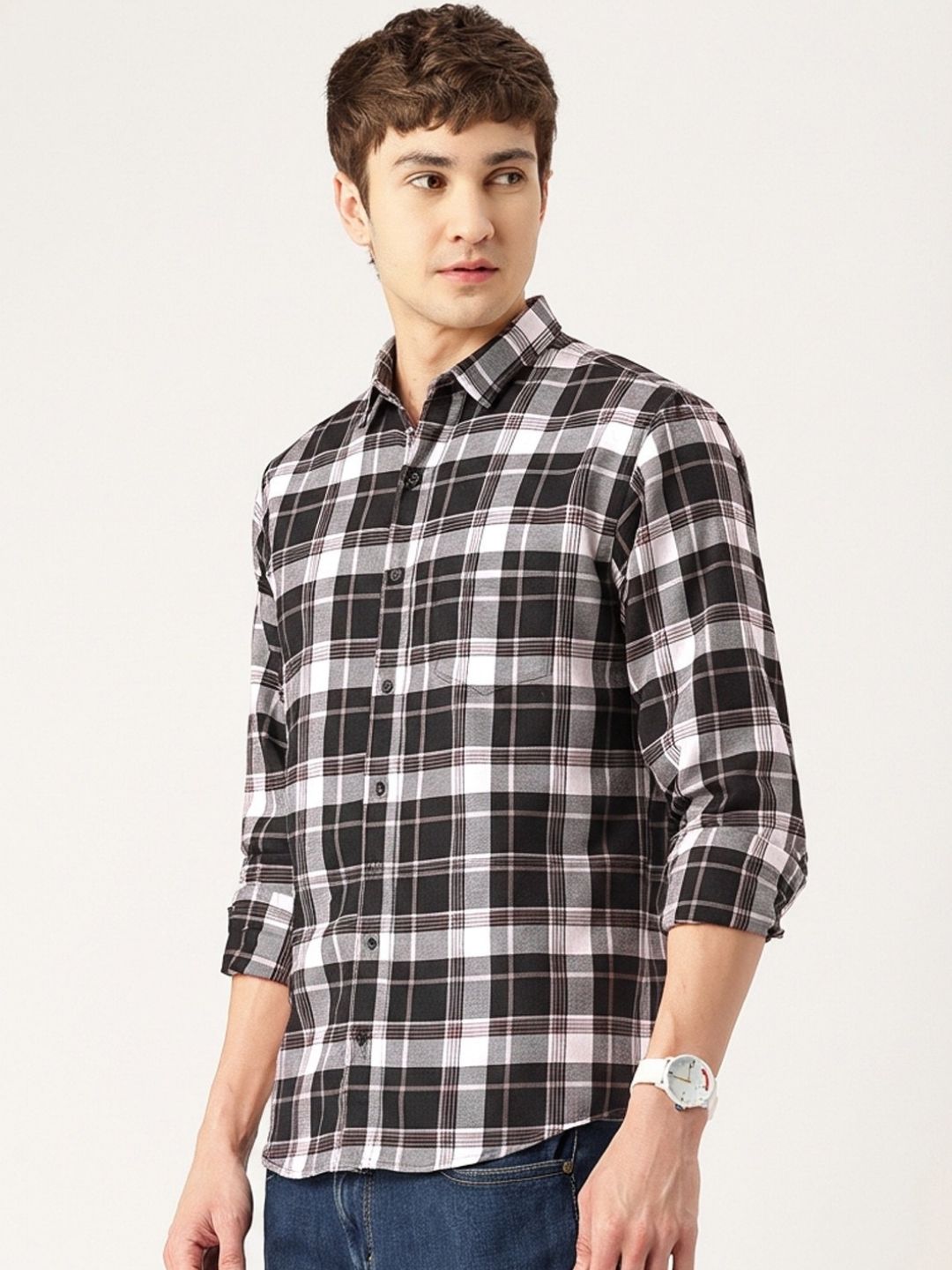 FIFTY TWO Men's Signature Button-Down Shirt – Impeccable Tailoring & Sharp Aesthetics