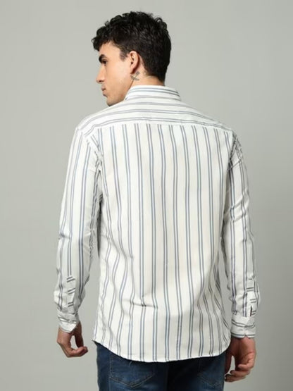 FIFTY TWO Men's Signature Button-Down Shirt – Impeccable Tailoring & Sharp Aesthetics