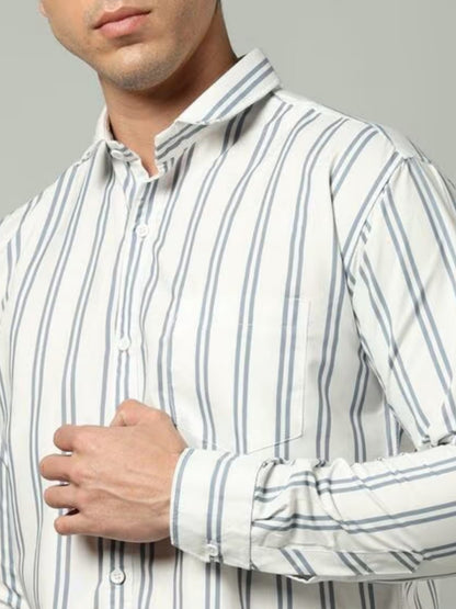 FIFTY TWO Men's Signature Button-Down Shirt – Impeccable Tailoring & Sharp Aesthetics