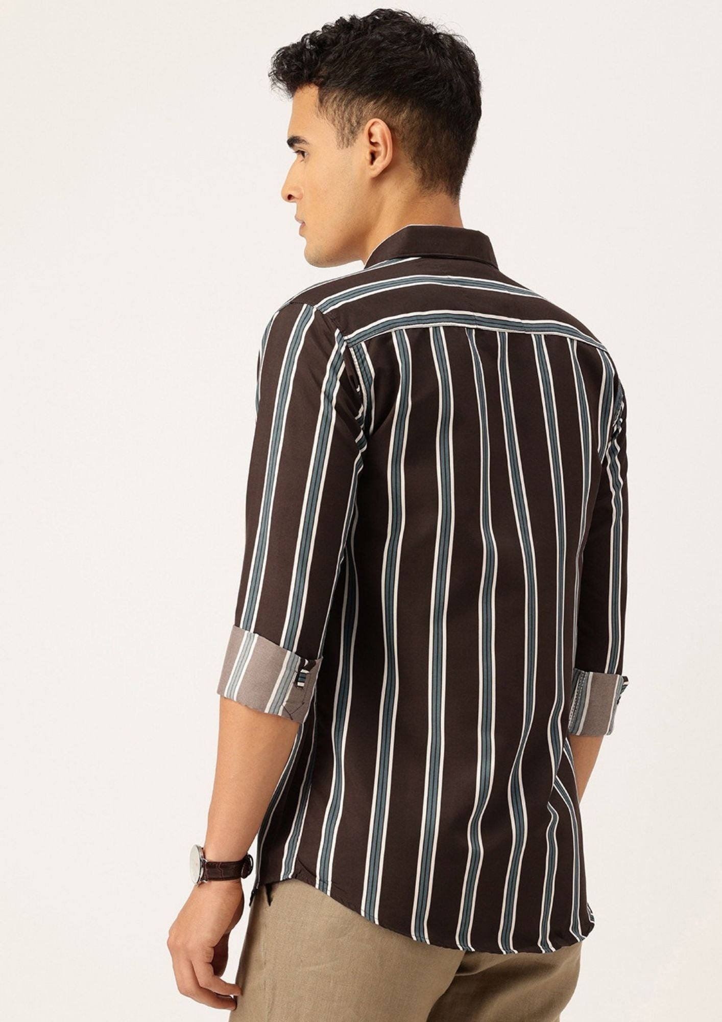 FIFTY TWO Men's Signature Button-Down Shirt – Impeccable Tailoring & Sharp Aesthetics