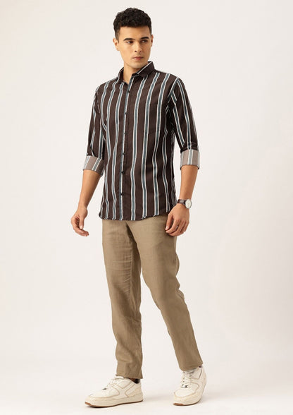 FIFTY TWO Men's Signature Button-Down Shirt – Impeccable Tailoring & Sharp Aesthetics