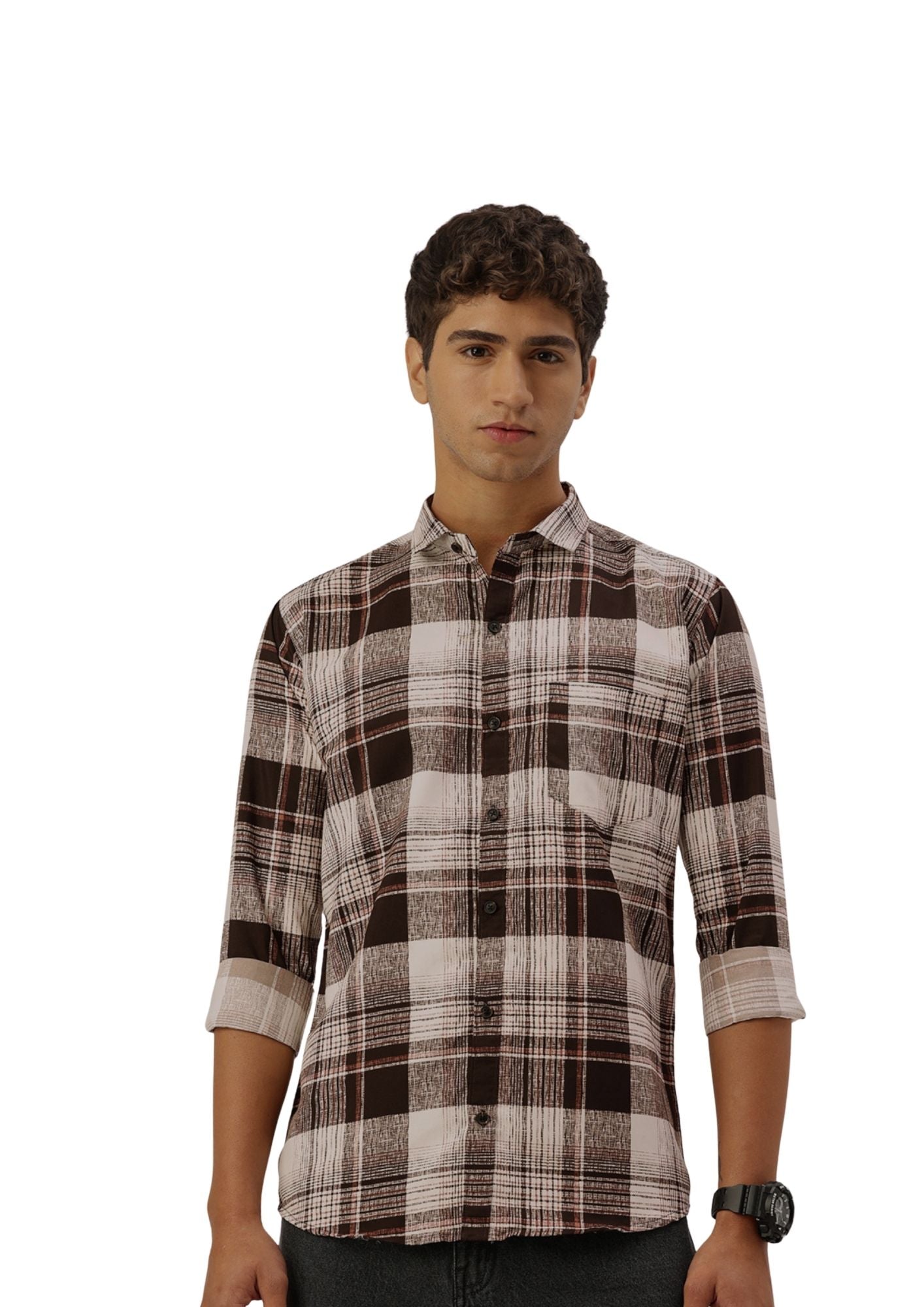 FIFTY TWO Men's Signature Button-Down Shirt – Impeccable Tailoring & Sharp Aesthetics