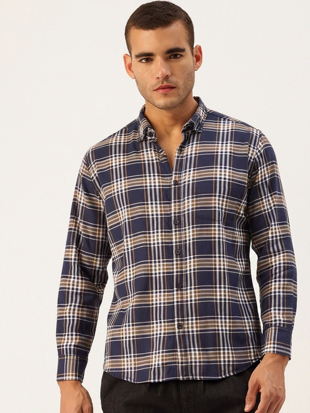 FIFTY TWO Men's Signature Button-Down Shirt – Impeccable Tailoring & Sharp Aesthetics