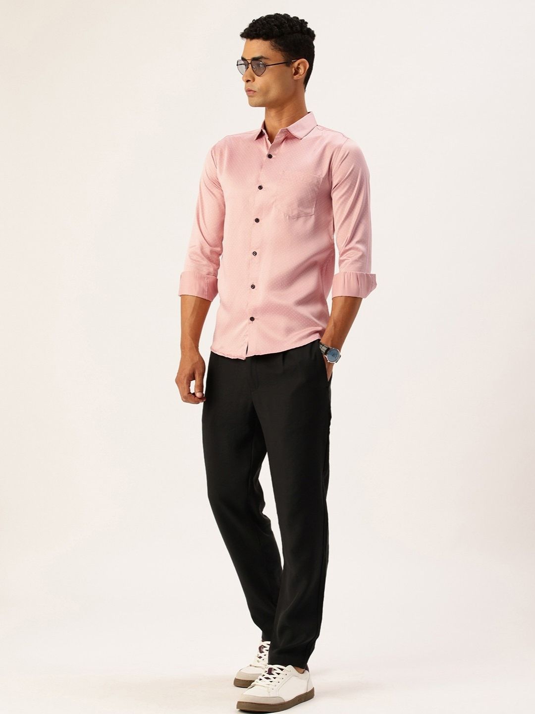 FIFTY TWO Men's Signature Button-Down Shirt – Impeccable Tailoring & Sharp Aesthetics