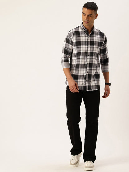 FIFTY TWO Men's Signature Button-Down Shirt – Impeccable Tailoring & Sharp Aesthetics